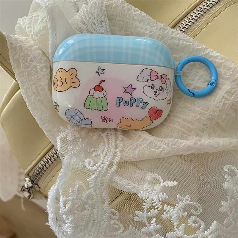 Ins Pink Bow Bear Case For AirPods Pro 1 2 3 Generation Earphone Case for AirPods Pro Pro 2 Wireless Bluetooth Protective Cover
